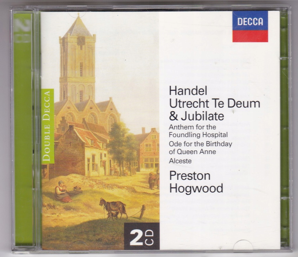 Handel Utrecht Te Deum / PRESTON HOGWOOD 2CD NM