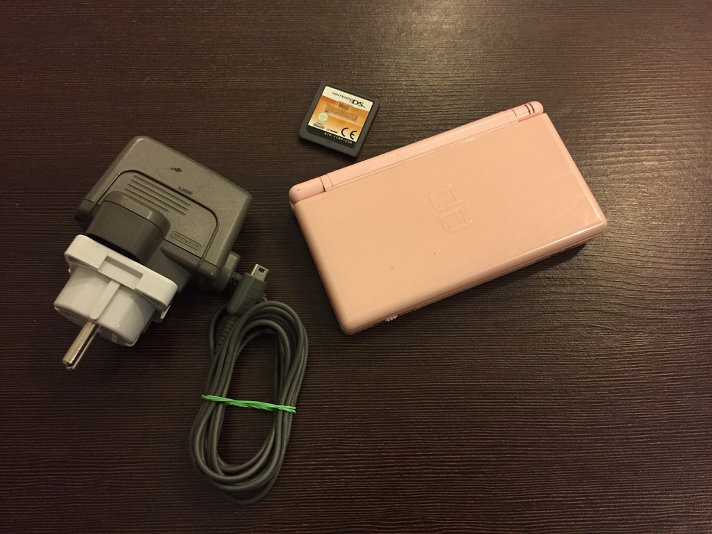 Konsola Nintendo DS Lite róż gra ładowarka tanio