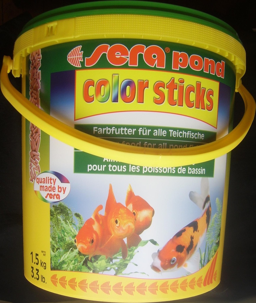 SERA POND COLOR STICKS 10l POKARM GRANULOWANY