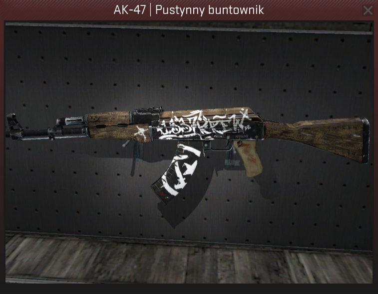 AK-47 PUSTYNNY BUNTOWNIK Wasteland Rebel CS GO