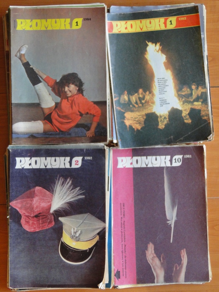 Płomyk - czasopismo - 52 numery 1981-1984