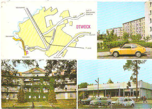 OTWOCK -- PLAN MIASTA -- BLOKI -- PAWILON -- 1976