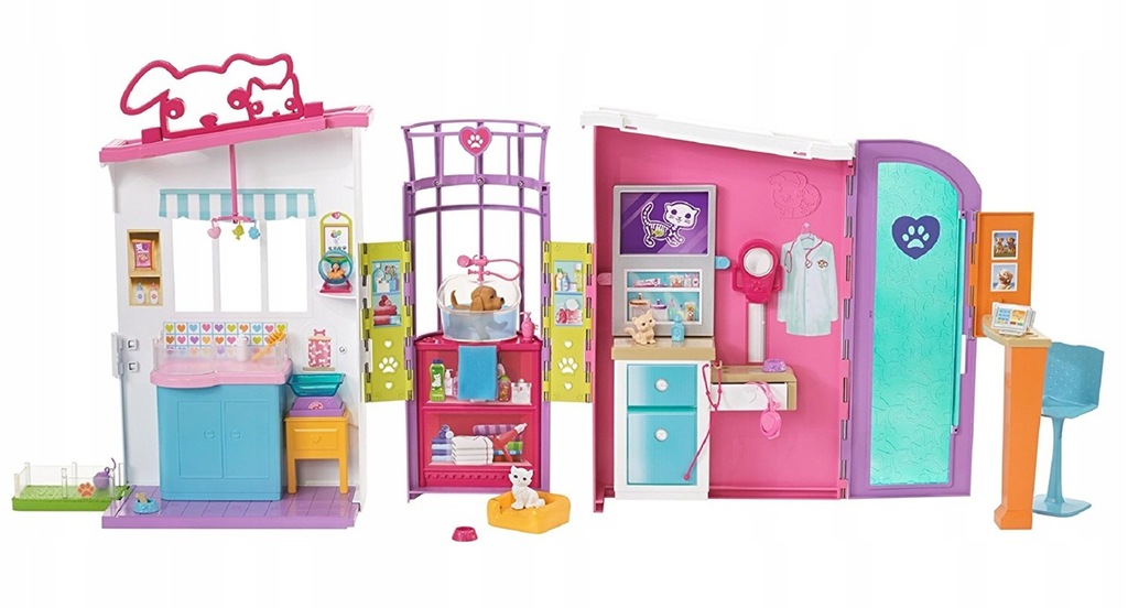 OUTLET Barbie Lecznica dla zwierząt FBR36 od 3 lat