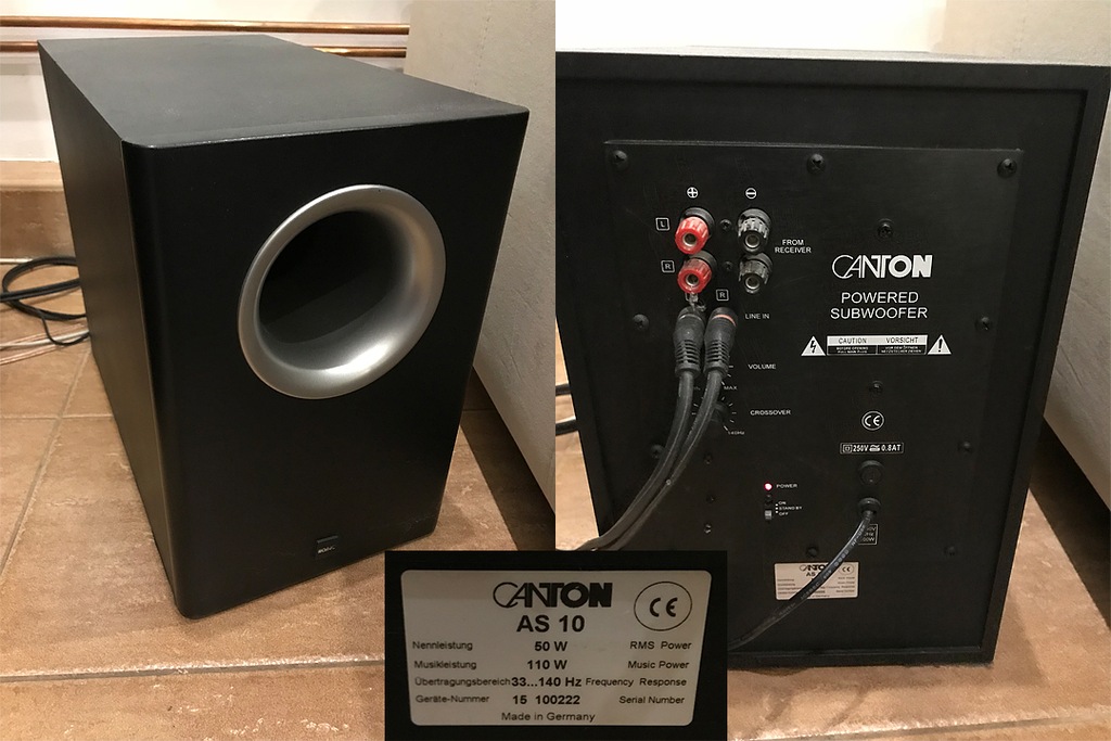 canton as10 subwoofer