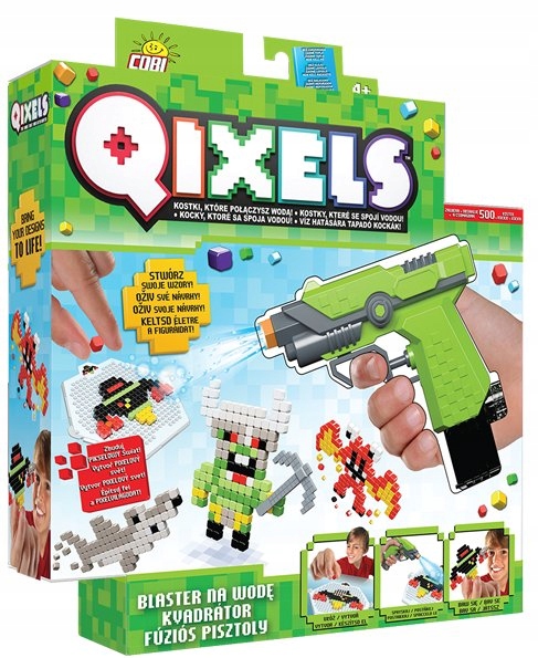 COBI QIXELS ZESTAW STARTOWY BLASTER MINECRAFT HIT