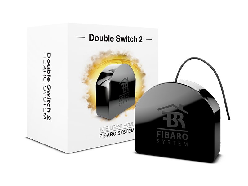 3B FIBARO FGS-223 Double Switch 2 Moduł 2 x 1.5kW