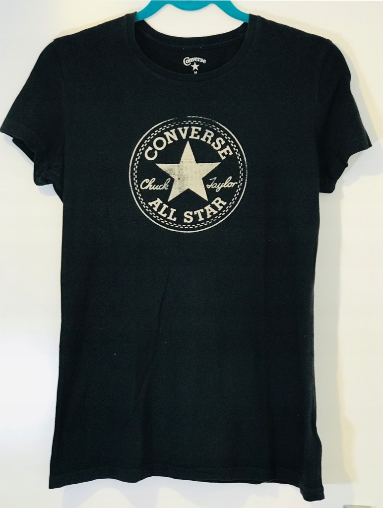 T-shirt koszulka damska CONVERSE, czarna, r. M