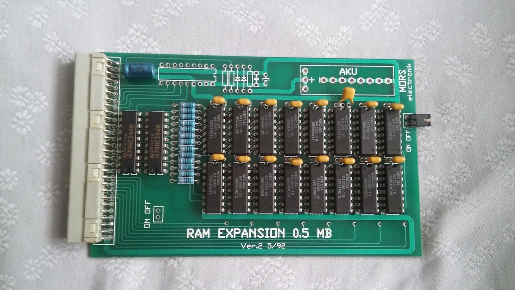 Amiga 500 Rozszerzenie pamięci o 0.5Mb
