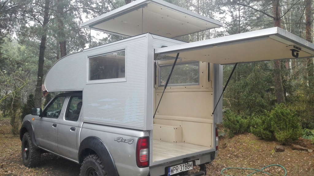 Kamper 4x4 camper kempingowy Nissan pick up Navara