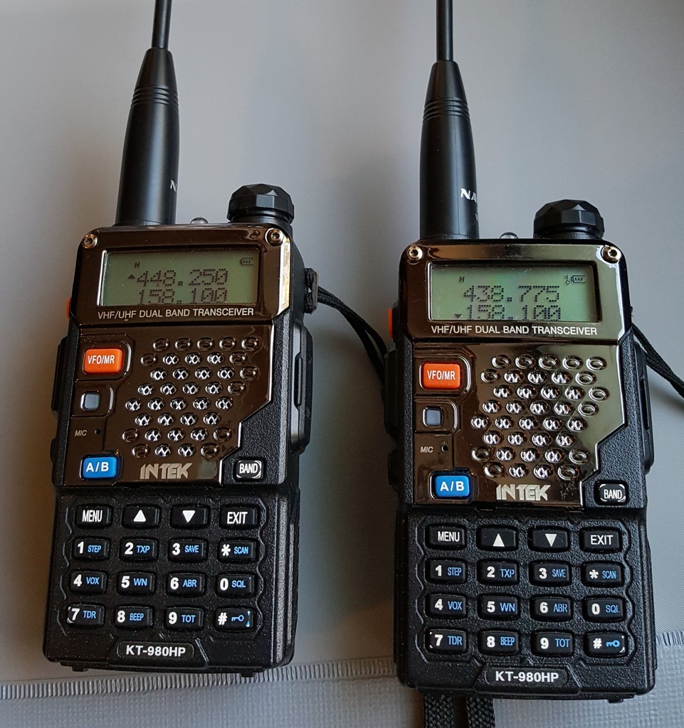 INTEK KT 980HP RADIOTELEFON VHF UHF - 2 sztuki