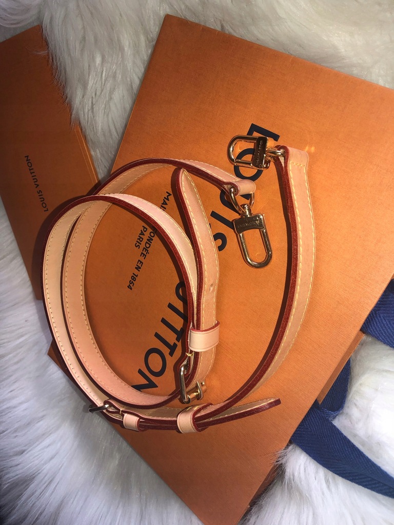 Pasek do torebki Louis Vuitton z rachunkiem orygi. - 7589163497 - oficjalne  archiwum Allegro
