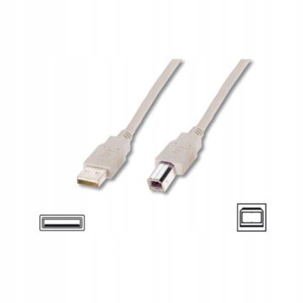 Kabel drukarkowy USB 2.0 A/M - USB B /M, 1,8 m