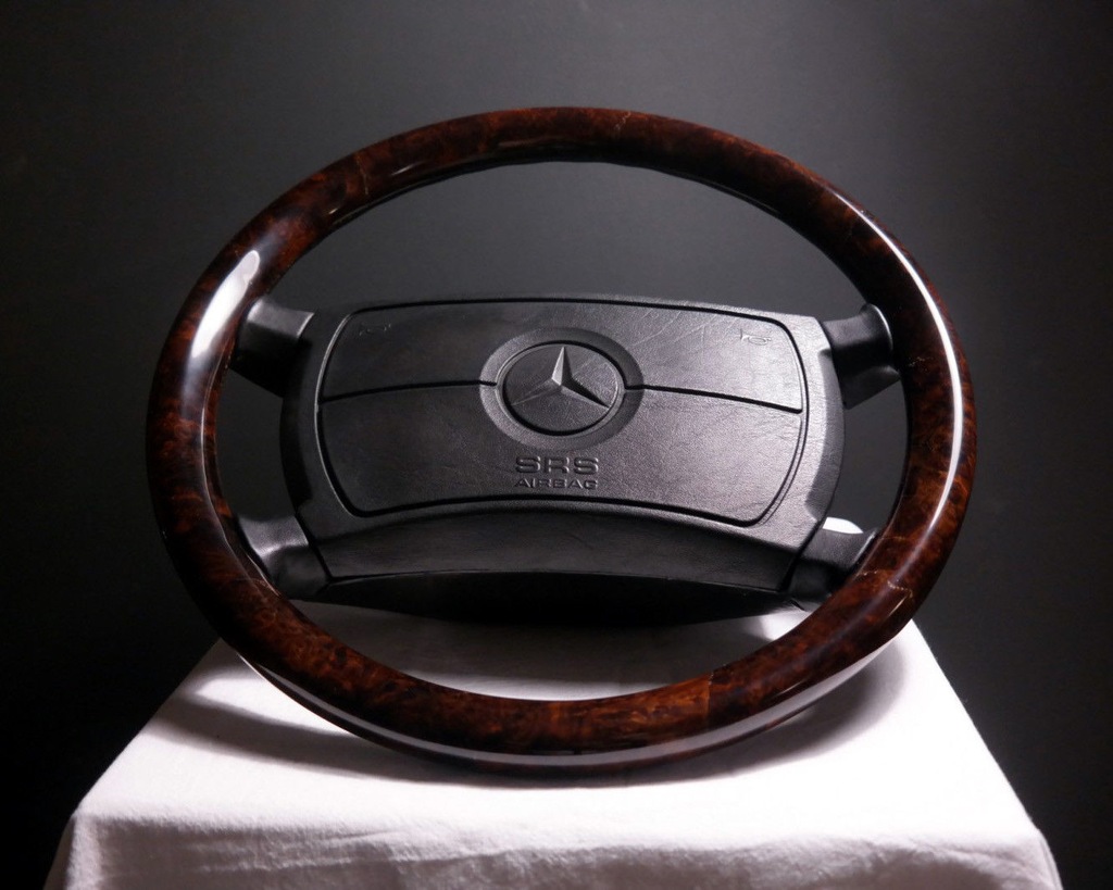 Drewno Kierownica Mercedes Benz W126 R107 W124 7175071799 Oficjalne Archiwum Allegro