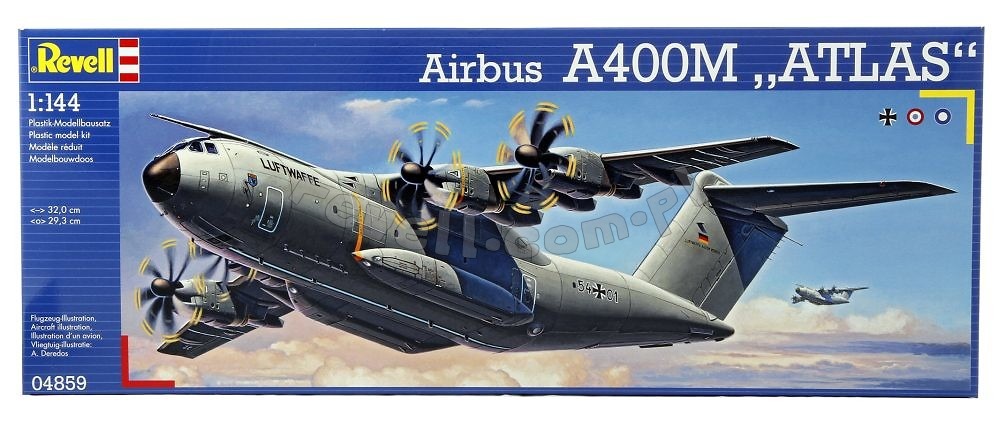 Modele REVELL Airbus A400 M Atlas (1:144)