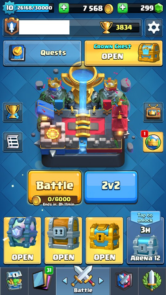 Konto Clash Royale - WŁASNY KLAN + ZMIANA NICKU!