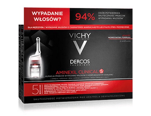 VICHY DERCOS Aminexil Clinical Panowie 21amp.NEW!