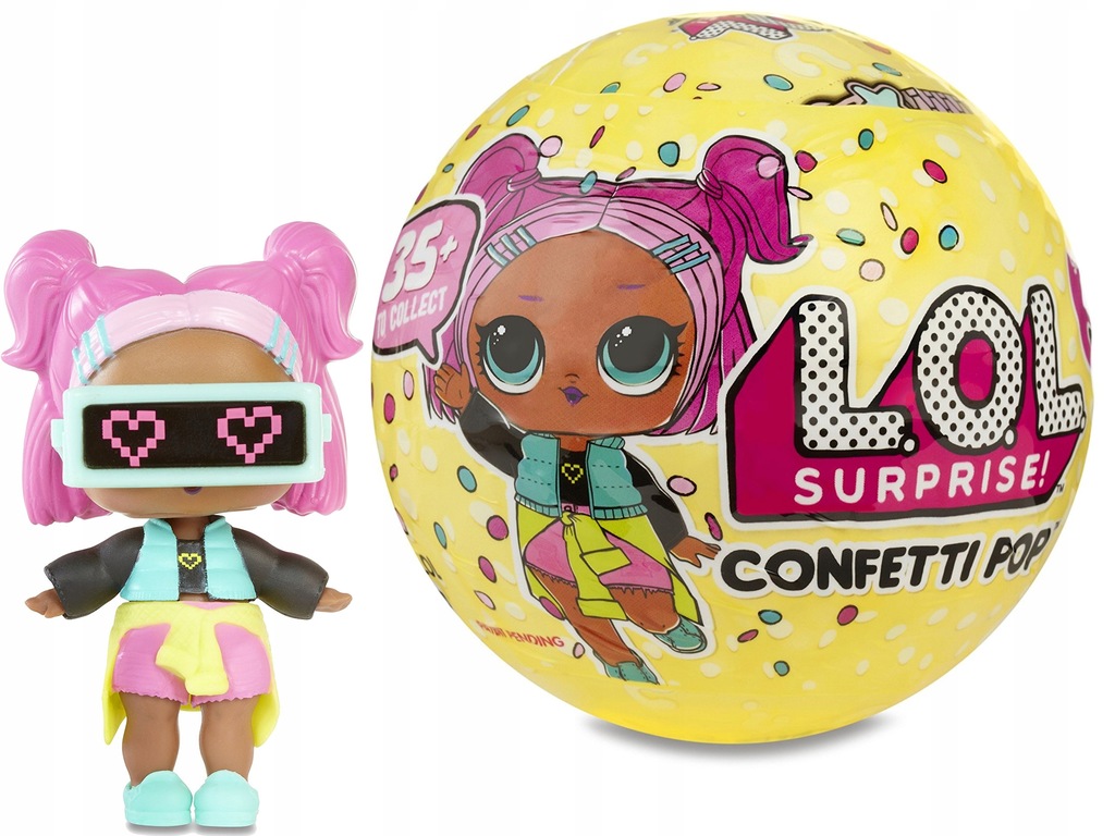 L.O.L. SURPRISE CONFETTI Pop LOL LLALECZKA Seria 3
