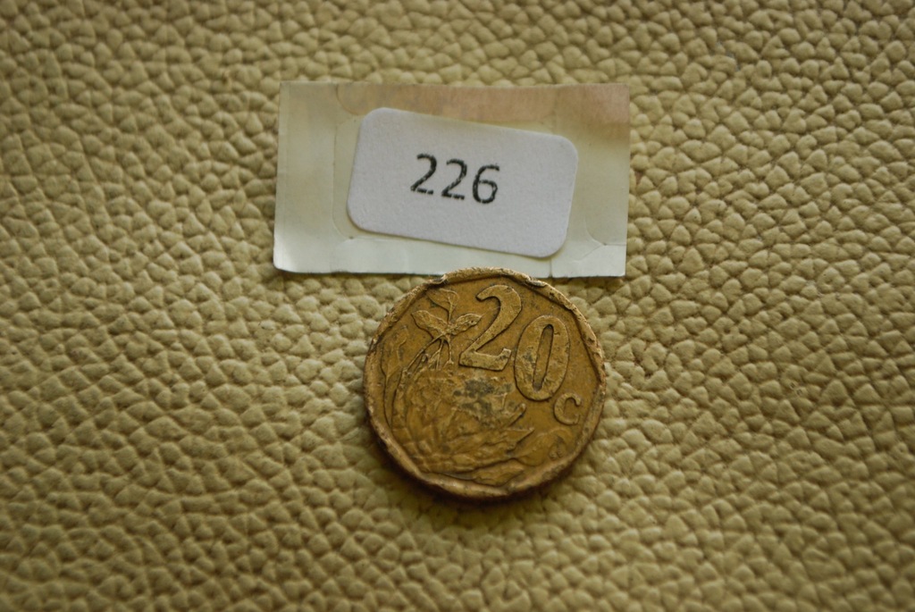 [226] moneta 20 Cents 1997 Afryka Południowa
