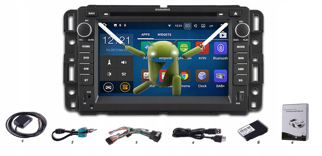 Buick Enclave GPS Radio Nawigacja DVD ANDROID 7
