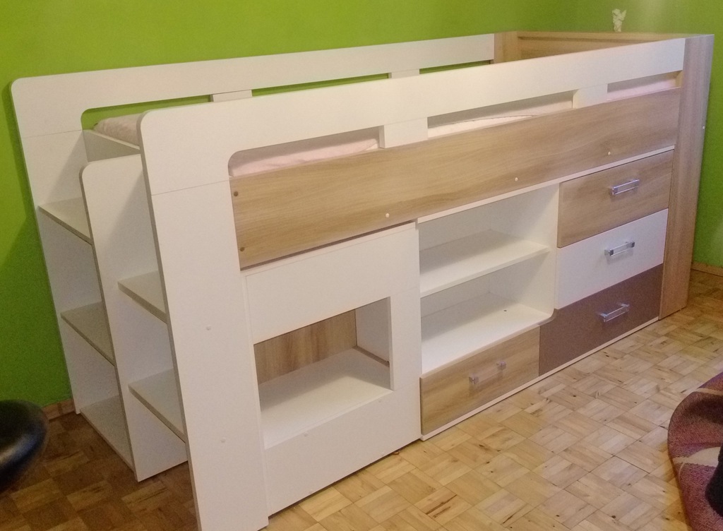 Piętrowe łóżko z biurkiem BLOG (BL19)