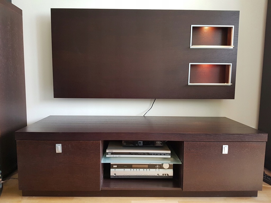 Bydgoskie Meble Monte Carlo: szafka RTV + panel TV