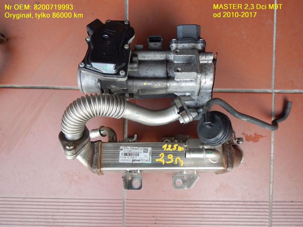 Chłodnica spalin EGR Master 2.3 DCi 8200719993