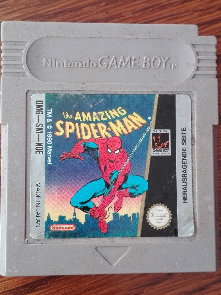 the AMAZING SPIDER-MAN Game Boy Advance, ORYGINAŁ