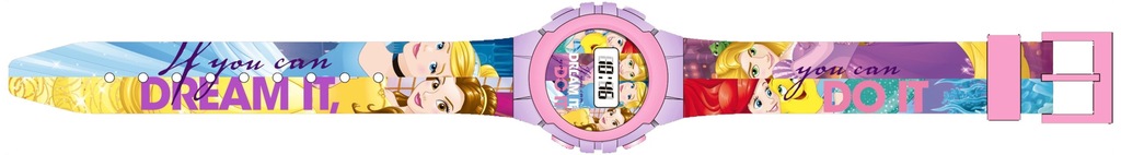 Zegarek cyfrowy na rękę Księżniczki dla dzieci