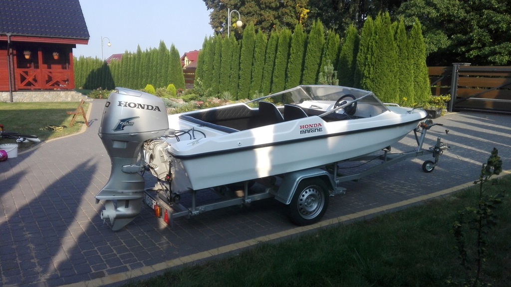 Łódź motorowa FLETCHER + Honda BF50 motorówka 7548525532 oficjalne