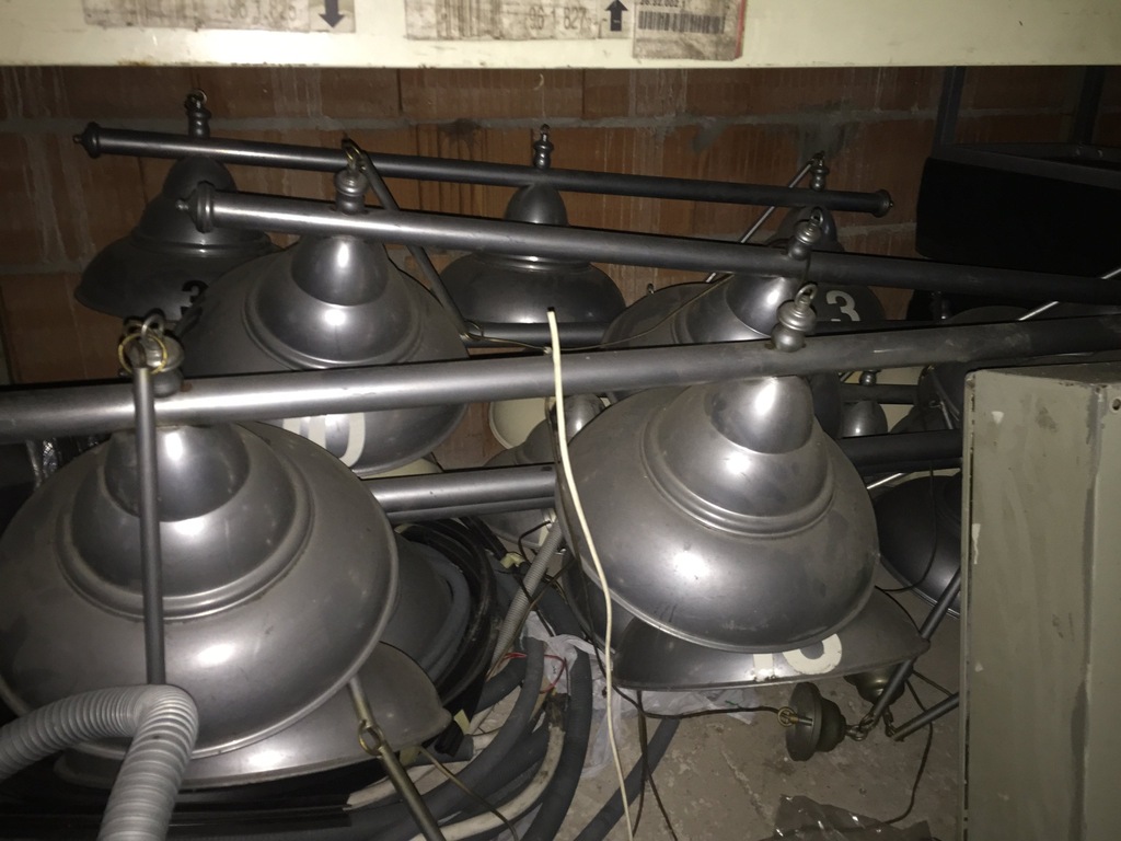 Lampy używane bilard