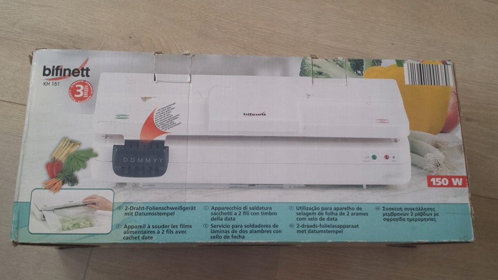 Zgrzewarka foliarka KH151 oryginalna 7598513628 oficjalne archiwum Allegro