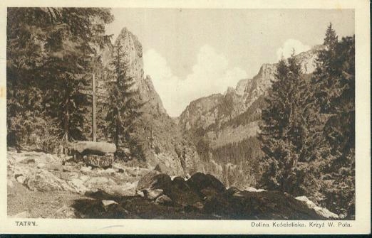 TATRY. DOLINA KOŚCIELISKA - KRZYŻ WINCENTEGO POLA.