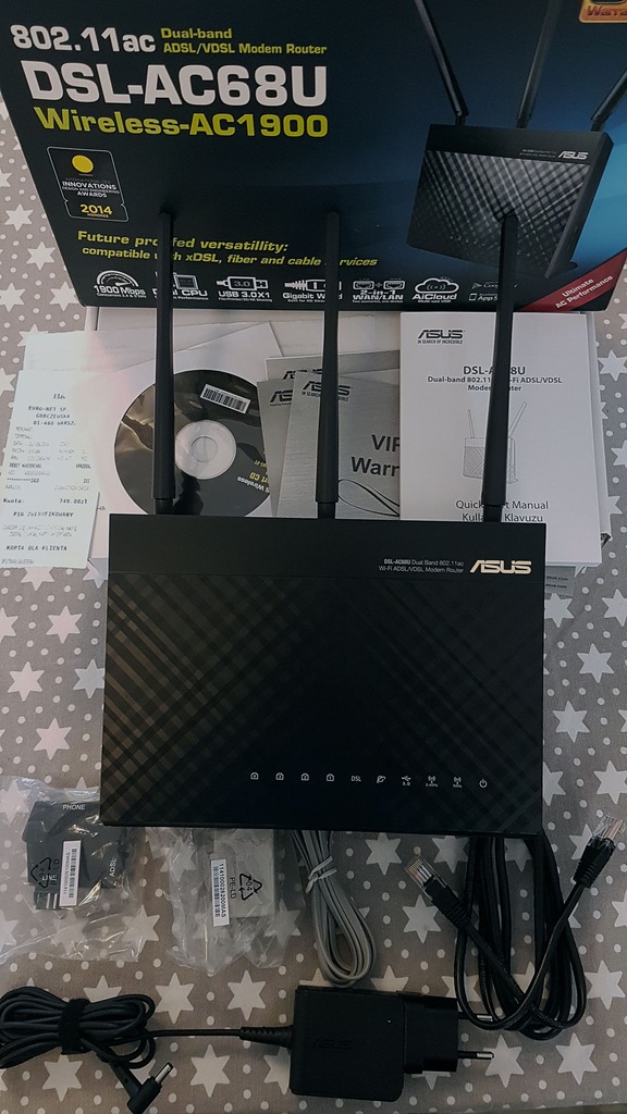 Router ASUS DSL-AC68U (neostrada) ADSL
