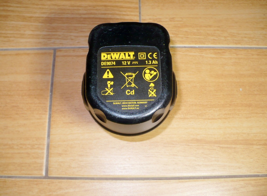 Аккумулятор dewalt de9074