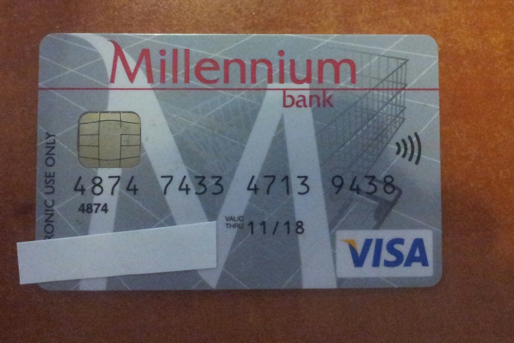 KARTA PAYPASS MILLENIUM NIEPODPISANA !