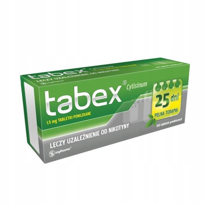 TABEX 1,5 mg 100 tabl rzuć palenie APTEKA