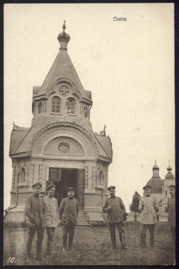 Chełm - cerkiew prawosławna, pocztówka z 1916