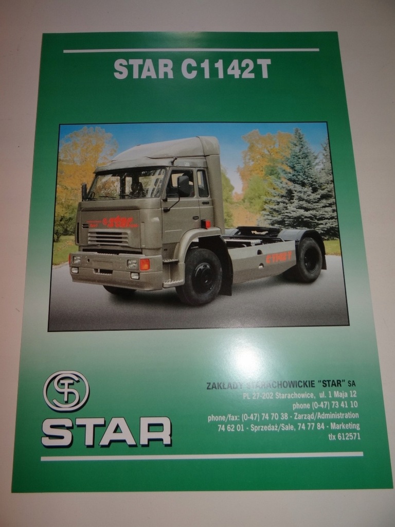 STAR C1142T FSC STARACHOWICE PROSPEKT stan BDB