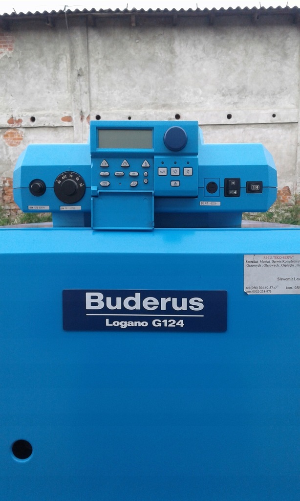 PIEC NA GAZ BUDERUS LOGANO G124 MADE IN GERMANY 7608568064