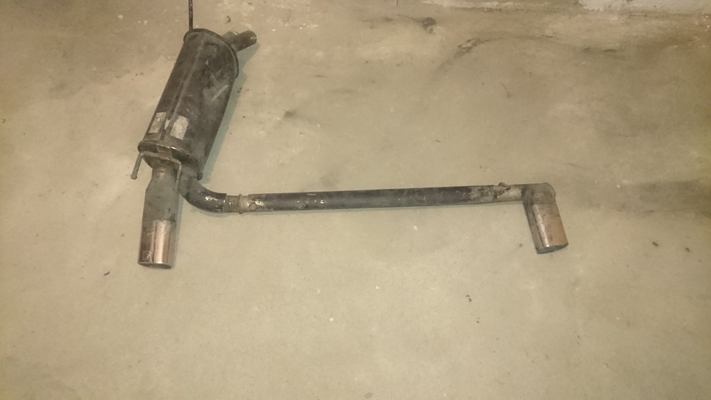 TŁUMIK KOŃCOWY WYDECH IRMSCHER DUPLEX OPEL OMEGA B