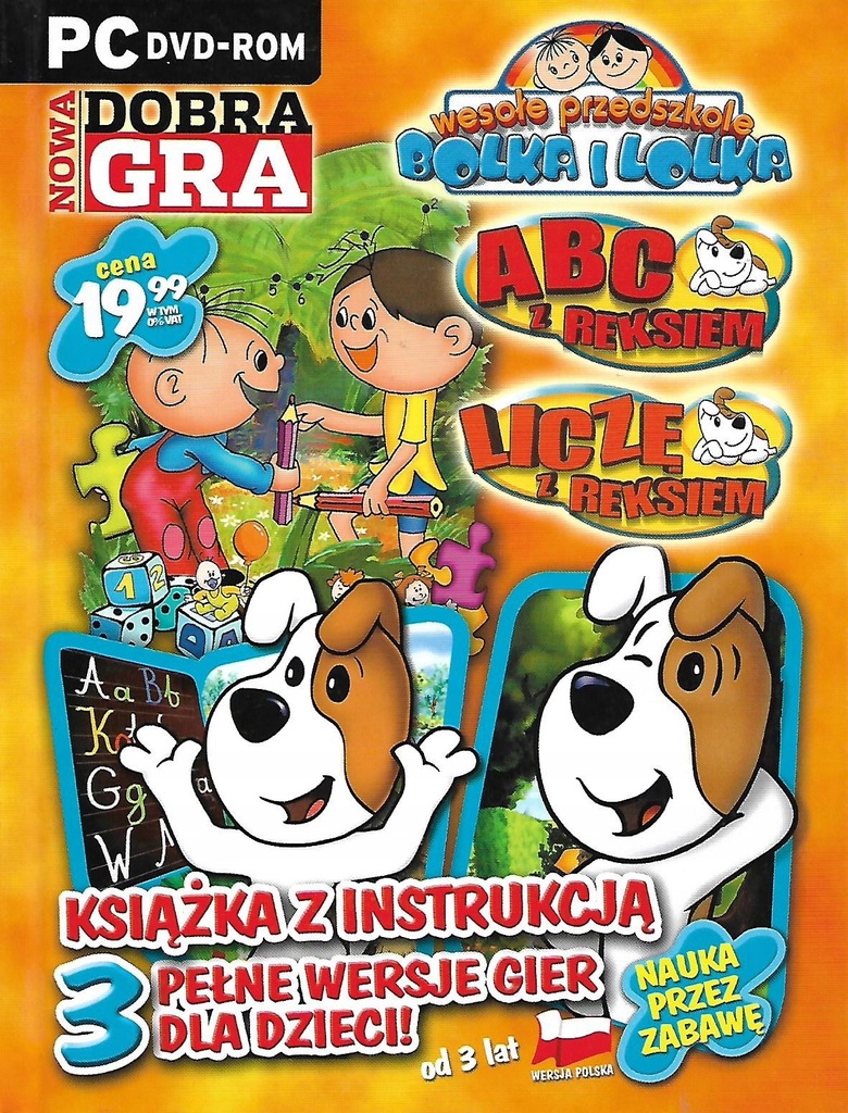 WESOŁE PRZEDSZKOLE BOLKA I LOLA + ABC Z REKSIEM +
