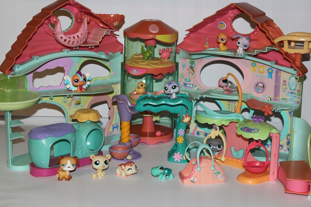 LPS ZESTAW MEGA DOMEK LITTLEST PET SHOP