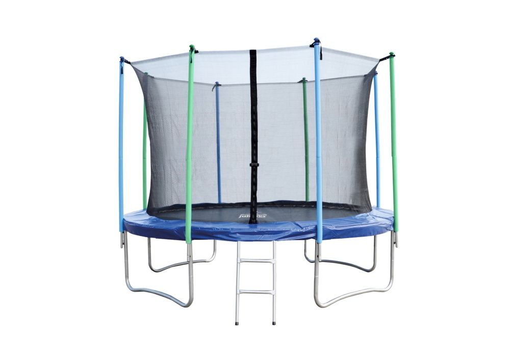 TRAMPOLINA OGRODOWA 10FT 305CM SIATKA DRABINKA