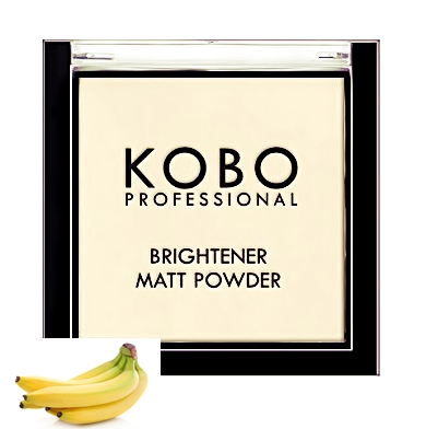KOBO PUDER MATOWY ROZJAŚNIAJĄCY banana cream BEN