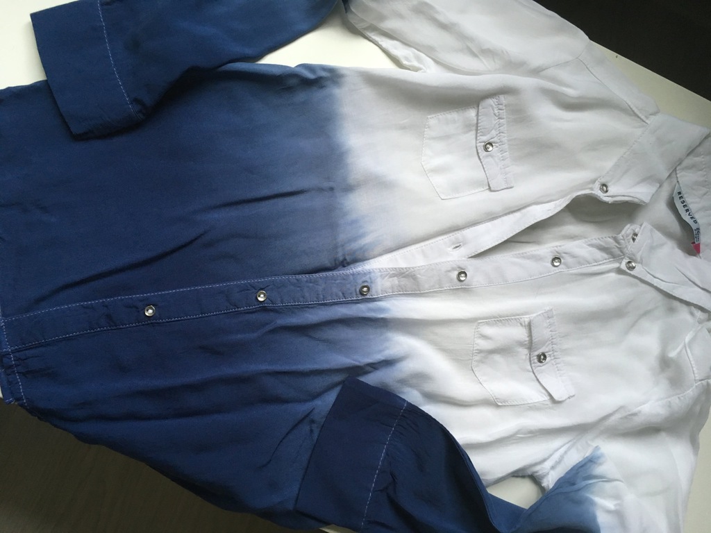 RESERVED koszula OMBRE cudo ŚWIĘTA 116