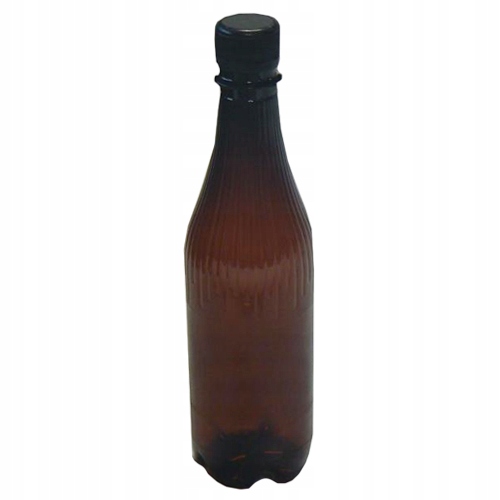 butelka PET 500ml do piwa cydru piwo wino brąz x10