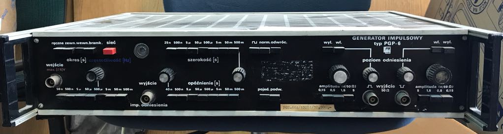 Generator impulsowy typ PGP-6. KABiD. 1978 rok.