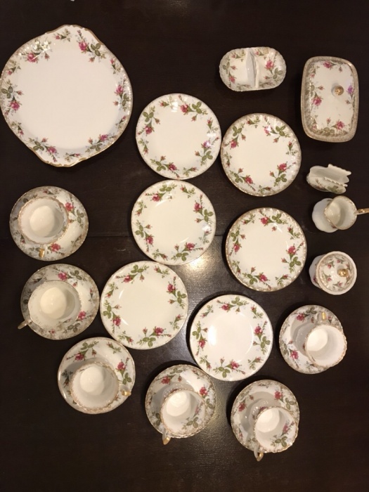 Porcelana Chodzież Iwona serwis kawowy 24 elementy