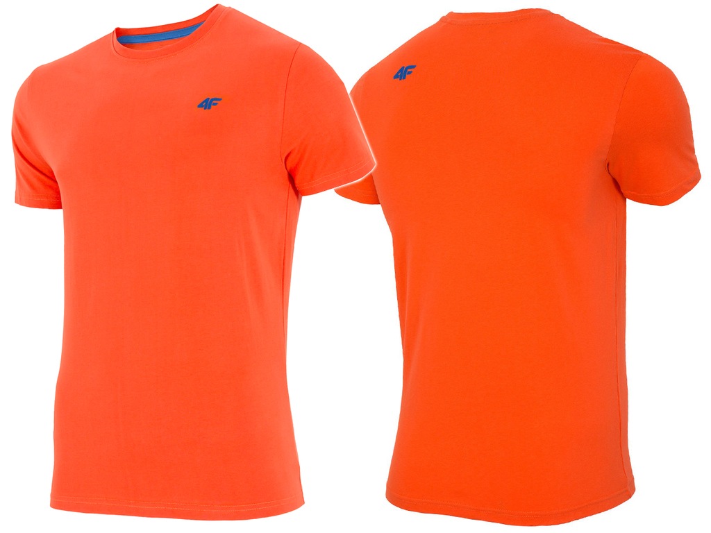 4F KOSZULKA T-shirt MĘSKA TSM001 Orange XL