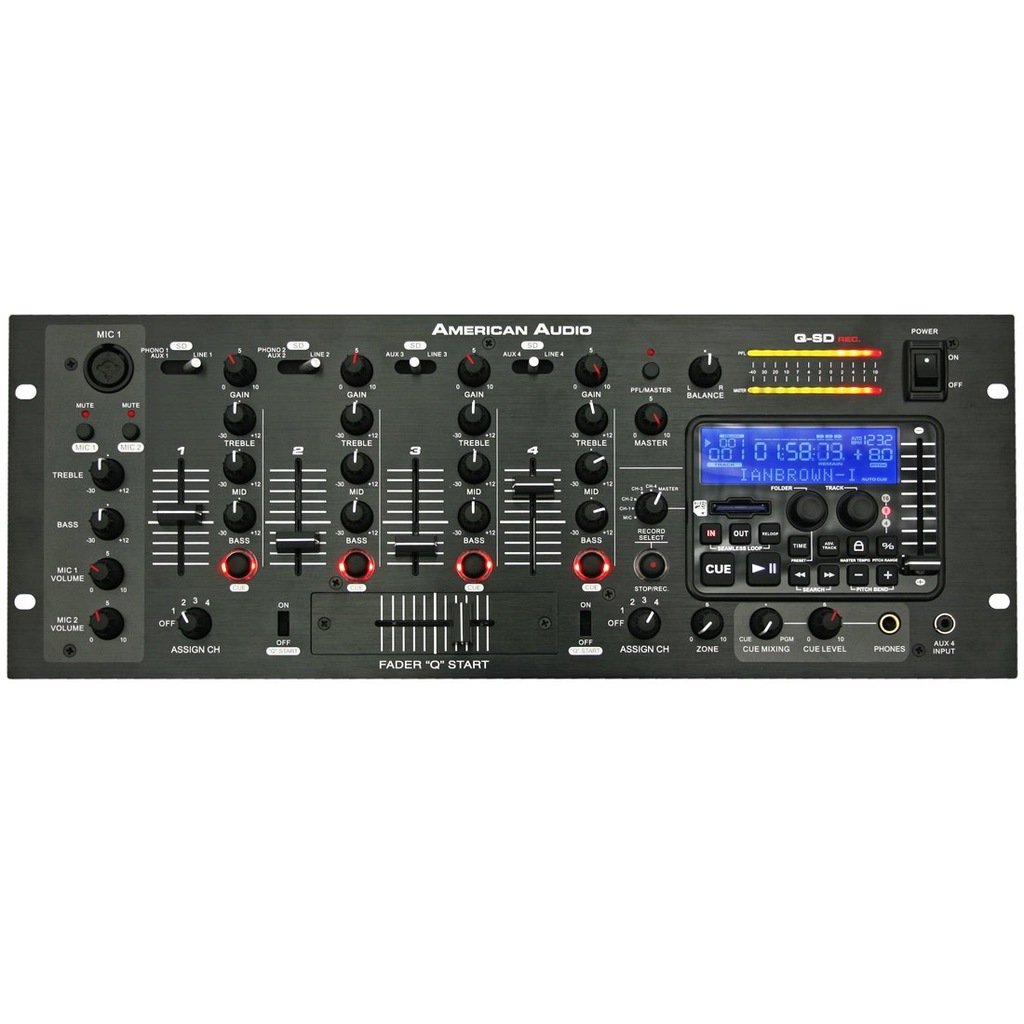   American Audio Q-SD REC I odtwarzaczem SD 